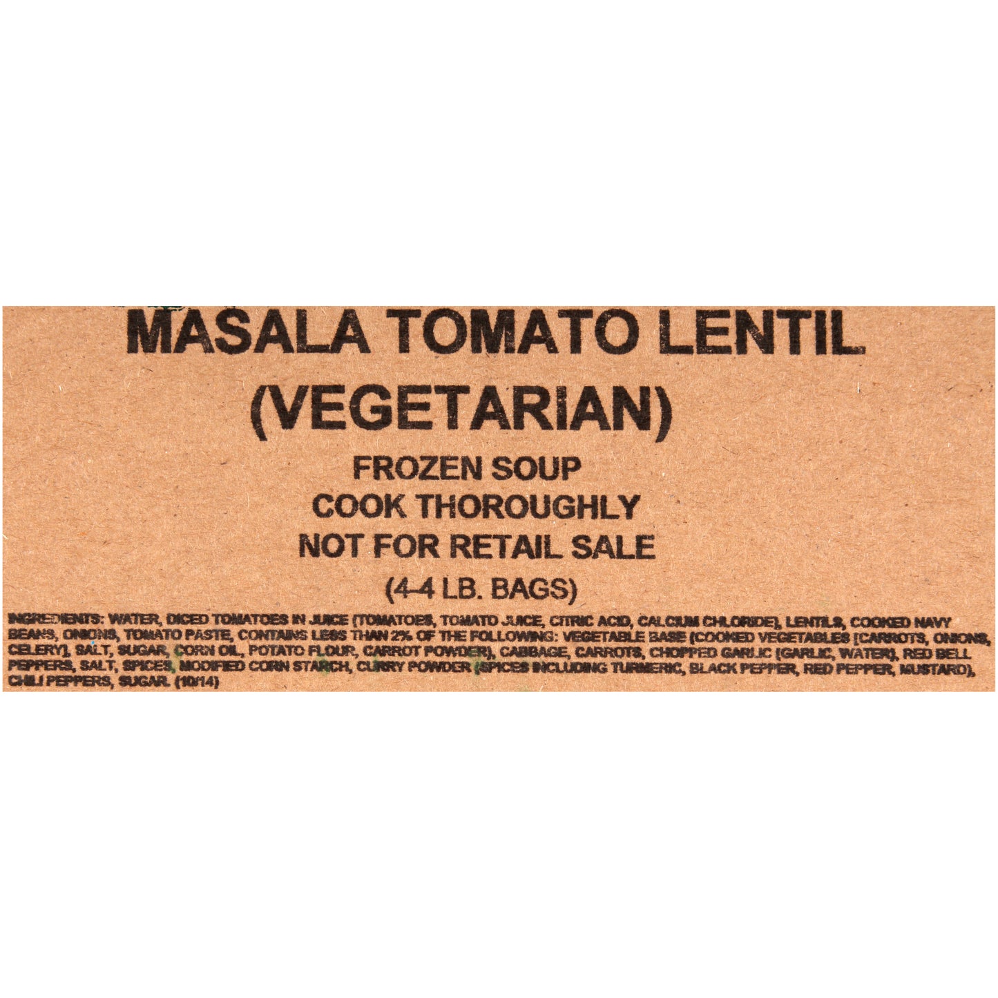 HEINZ TRUESOUPS Masala Tomato Lentil Soup 4 lb. Bag 4 Per Case