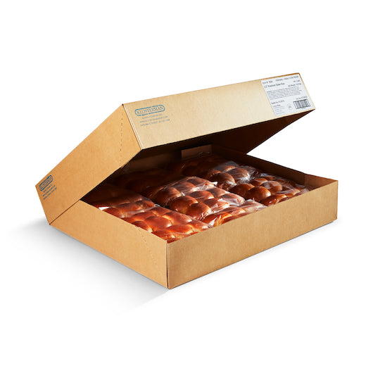 Klosterman 5" White Slider Bun With Shine 144 Each - 1 Per Case.