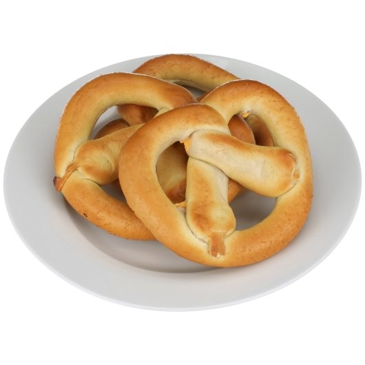 Superpretzel Cheddar Cheese Filled Soft Pretzel 5 Ounce Size - 50 Per Case.