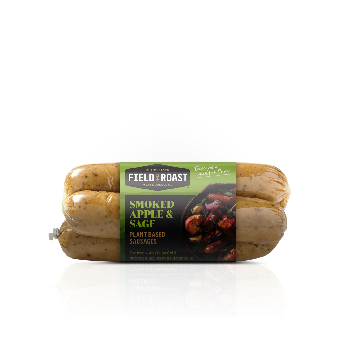 Field Roast Smoked Apple & Sage Sausage 12.95 Ounce Size - 6 Per Case.