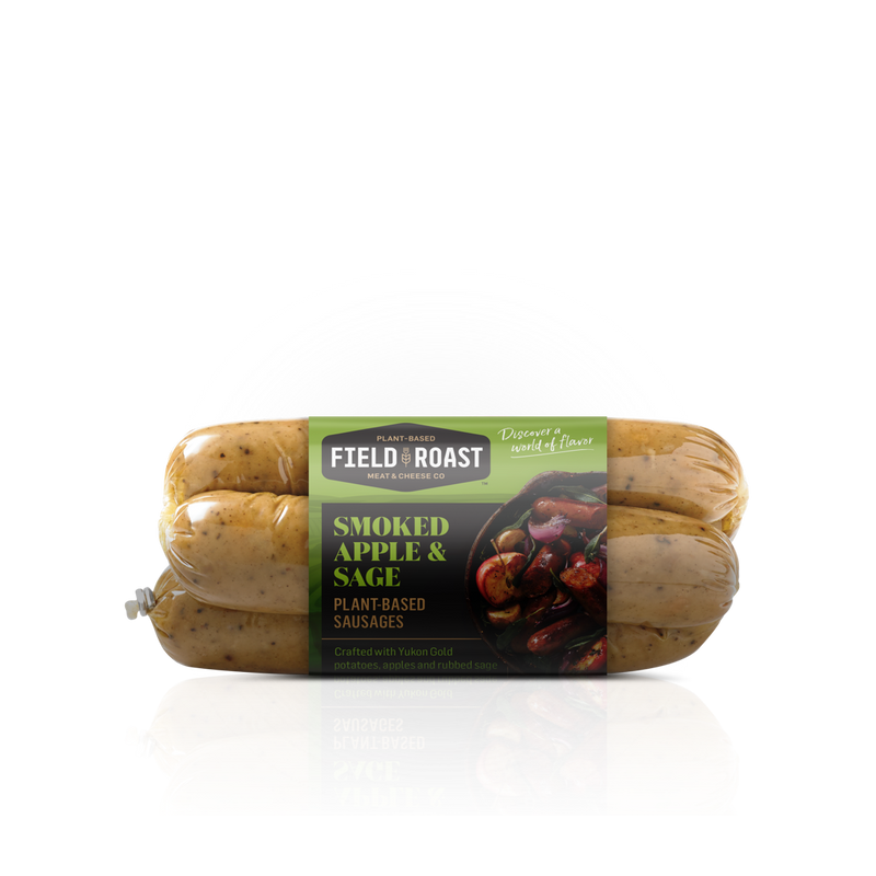 Field Roast Smoked Apple & Sage Sausage 12.95 Ounce Size - 6 Per Case.