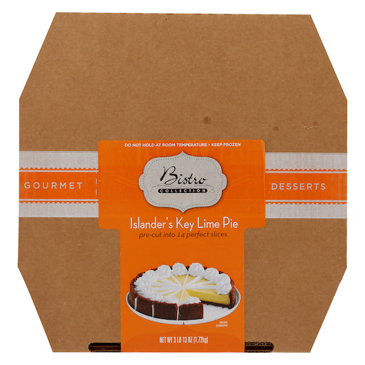 Bistro Collection 10" 14 Slice Islander's Key Lime Pie 3.812 Pound Each - 2 Per Case.