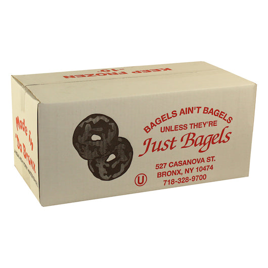 Just Bagels Retail Onion Bagels, 6 Each - 8 Per Case.