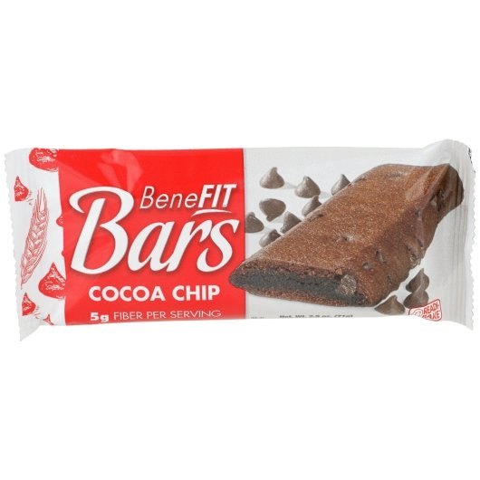 Readi-Bake Benefit Cocoa Chip Bar 2.5 Ounce Size - 48 Per Case.