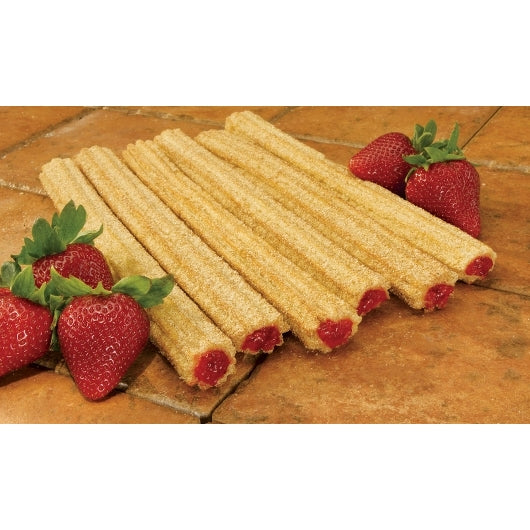 Tio Pepe's 51% Whole Grain 5" Raspberry Churro - 100 Per Case.