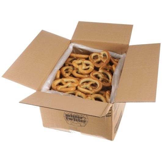 Mister Twister Soft Pretzel No Salt 3.5 Ounce Size - 100 Per Case.