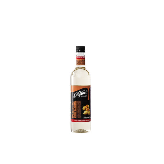 Davinci Gourmet Macadamia Syrup 750 ML - 4 Per Case.