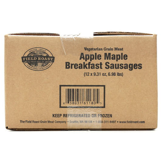 Field Roast Apple Maple Breakfast Sausage 9.31 Ounce Size - 12 Per Case.