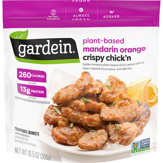 Gardein Mandarin Orange Crispy Chicken 10.5 Ounce Size - 8 Per Case.