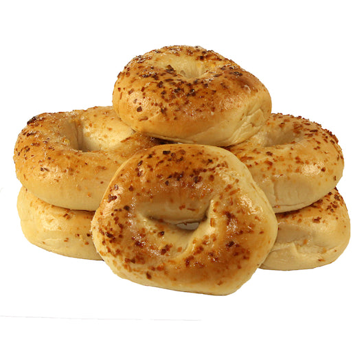 Just Bagels Retail Onion Bagels, 6 Each - 8 Per Case.