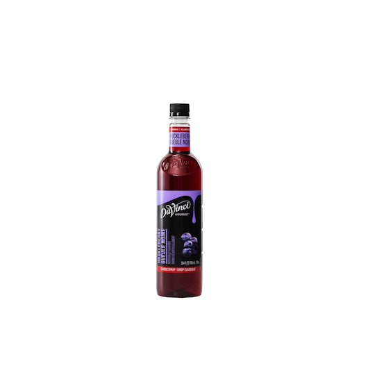 Davinci Gourmet Gourmet Huckleberry Syrup 750 ML - 4 Per Case.