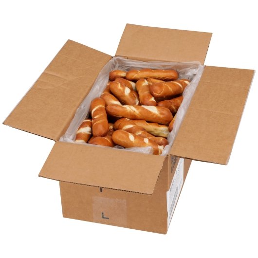 Bavarian Bakery Mini Pretzel Sticks 1.2 Ounce Size - 100 Per Case.