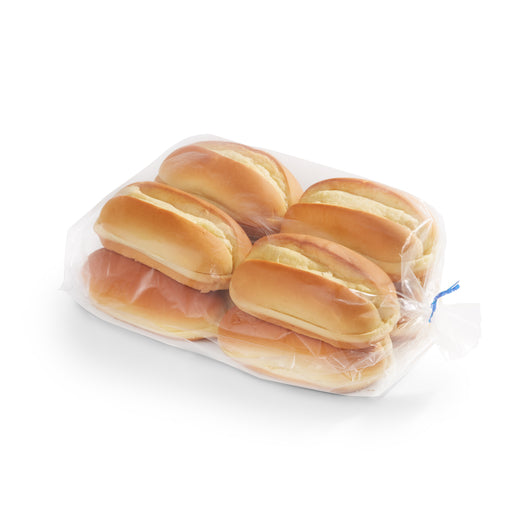 Klosterman 5" Sliced Split Top Brioche Hoagie 96 Count Packs - 1 Per Case.