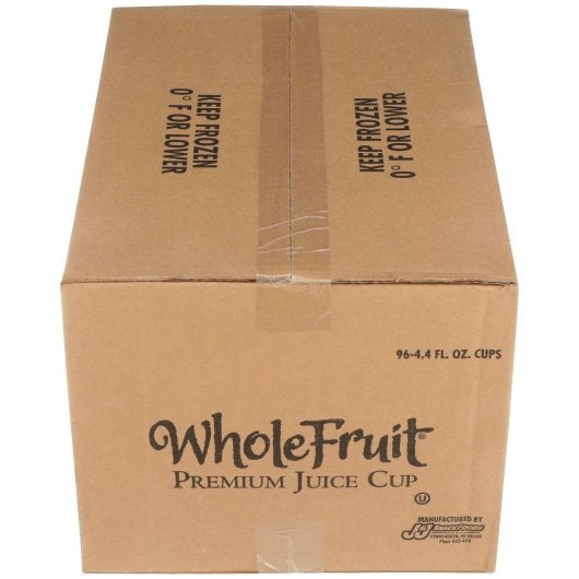 Whole Fruit Premium Orange Swirl Juice Cup, 4 Ounce Size - 96 Per Case.