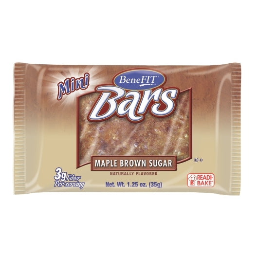 Readi-Bake Benefit Maple Brown Sugar Bar 1.25 Ounce Size - 96 Per Case.