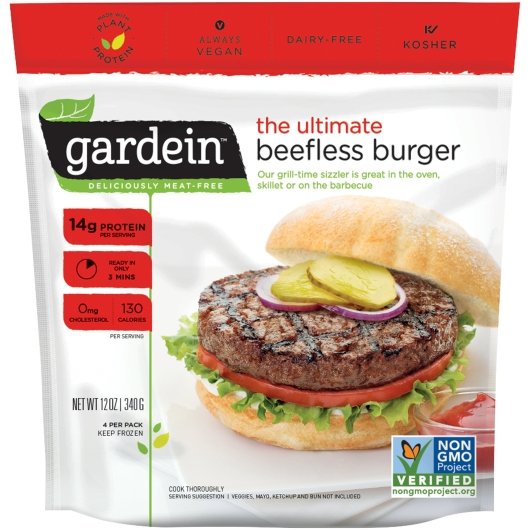 Gardein The Ultimate Beefless Burger 12 Ounce Size - 8 Per Case.