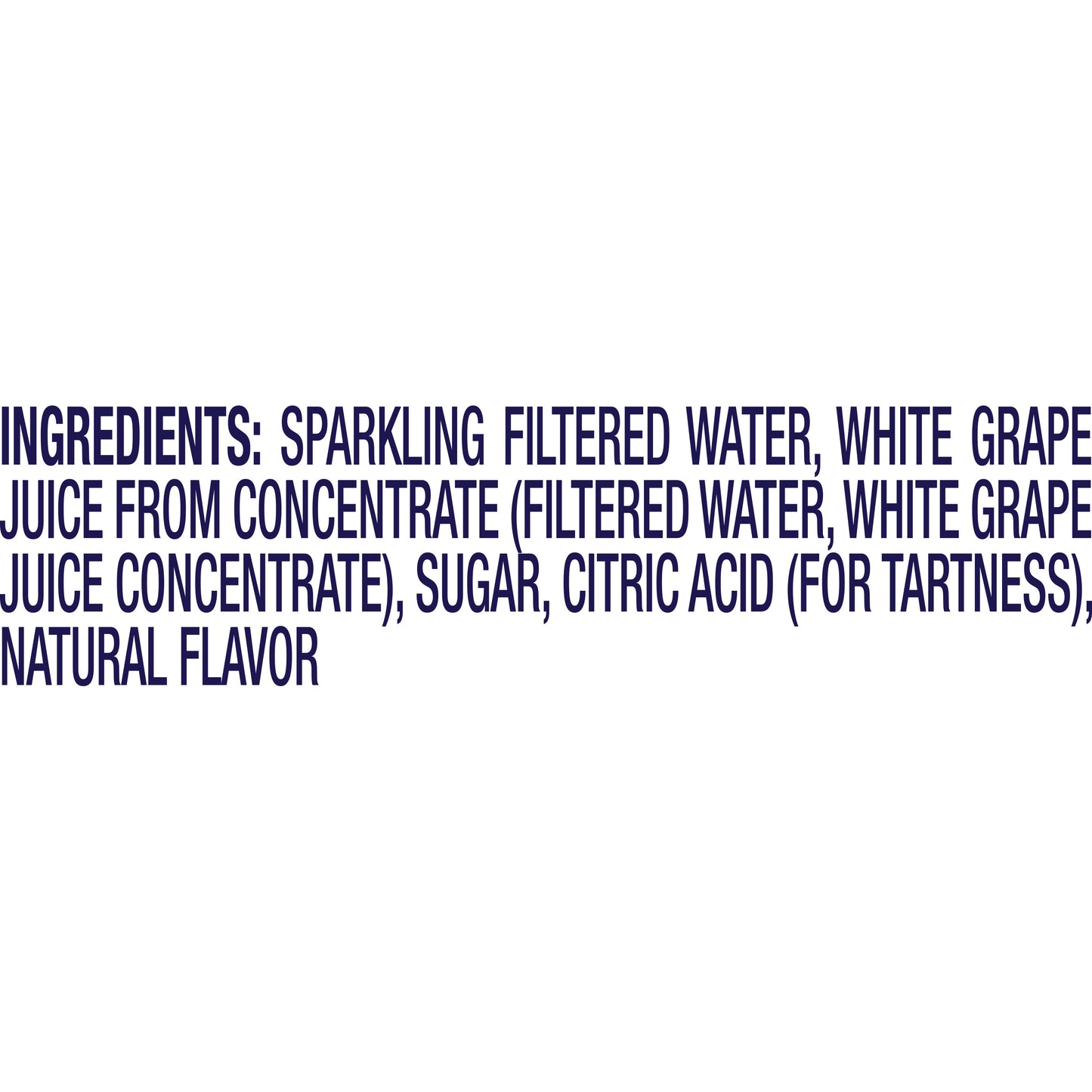 Welch's Sparkling Juice Cocktail White Grape 25.4 Fluid Ounce - 12 Per Case.