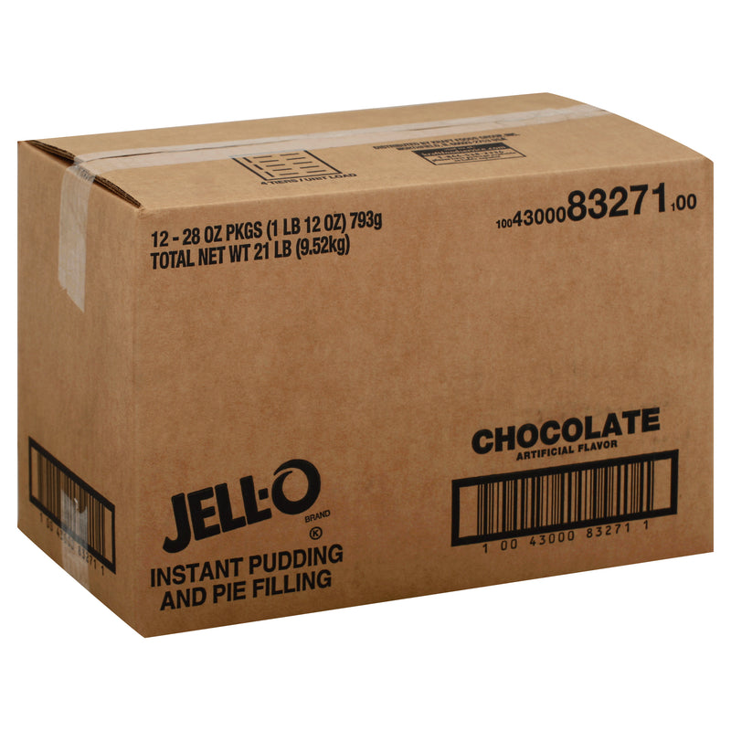 JELL-O Chocolate Instant Pudding & Pie Filling 28 Ounce Pouch 12