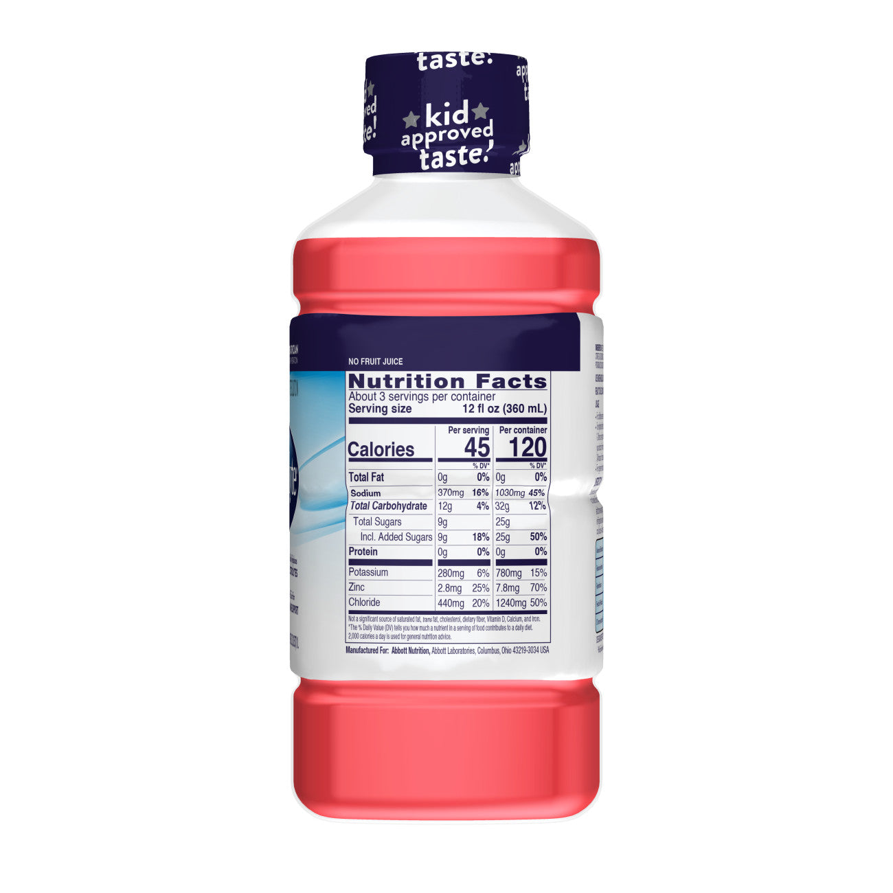 Pedialyte Strawberry Bottle 33.8 Fluid Ounce - 8 Per Case.