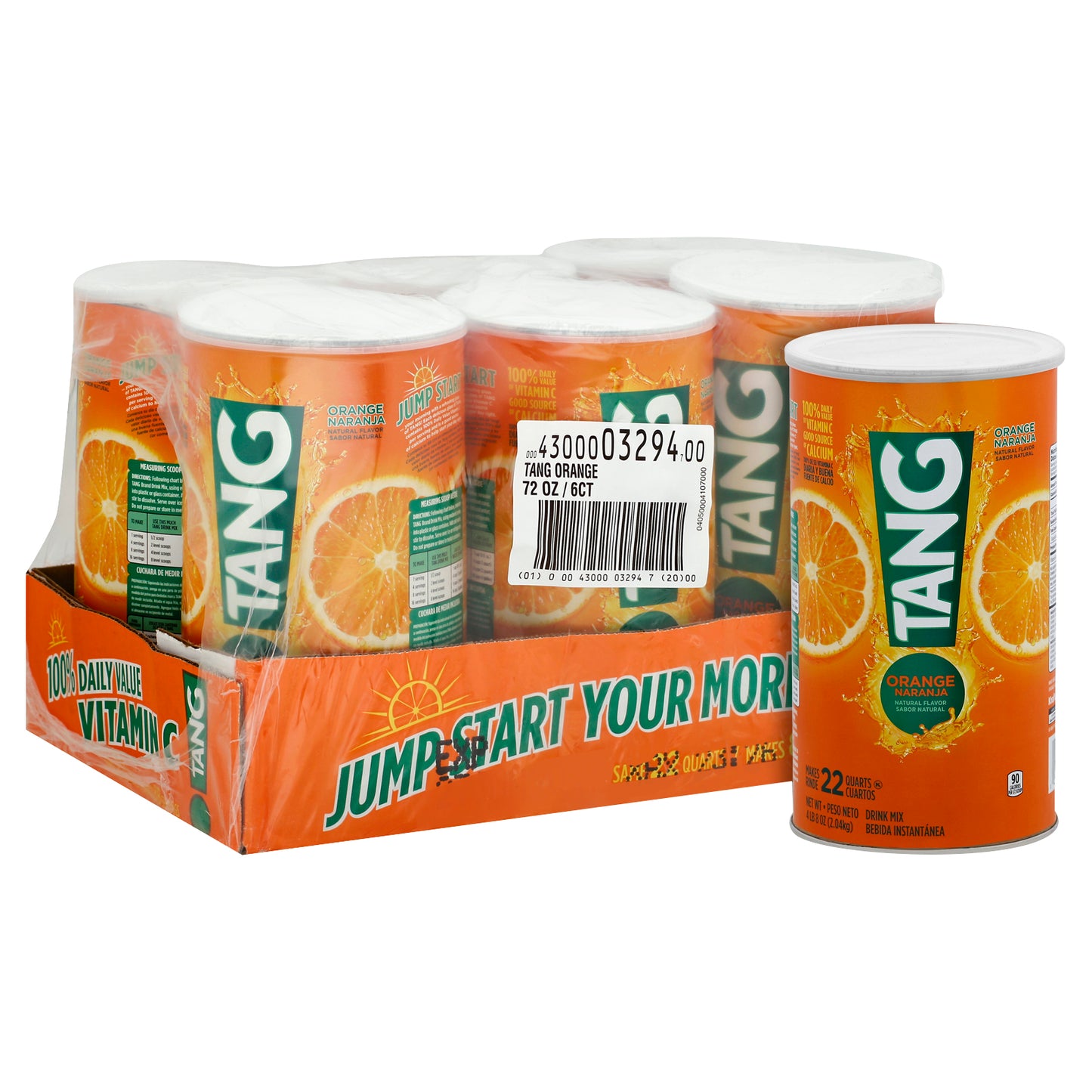 Tang Beverage Tang Orange Oz, 4.5 Pound Each - 6 Per Case.