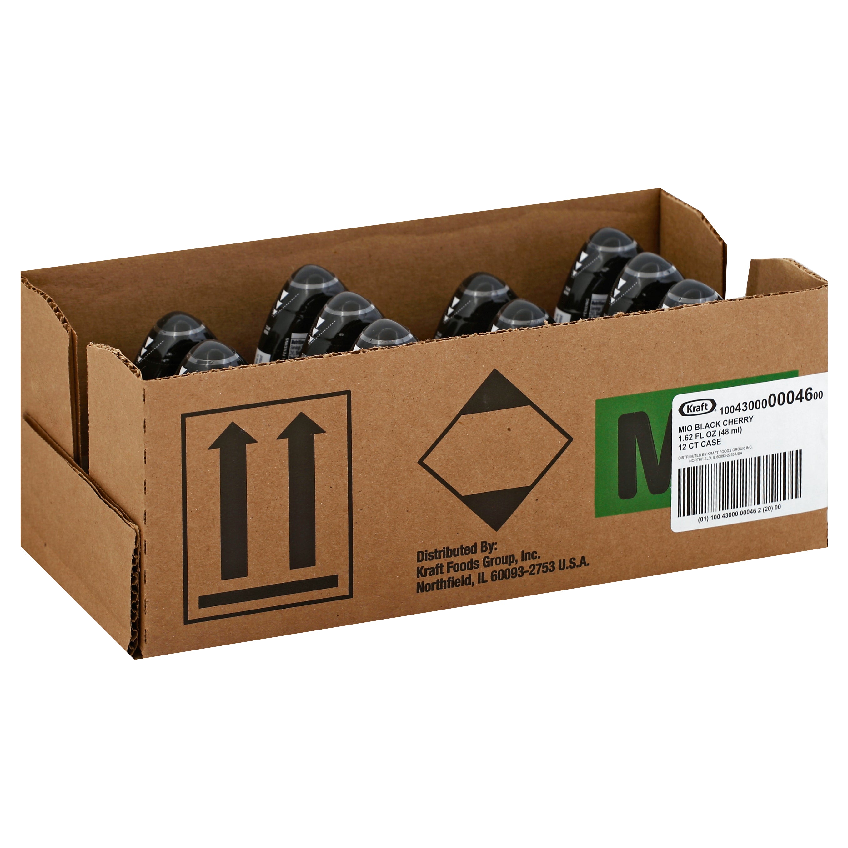 Mio Mio Beverage Black Cherry, 1.62 Fluid Ounce - 12 Per Case.