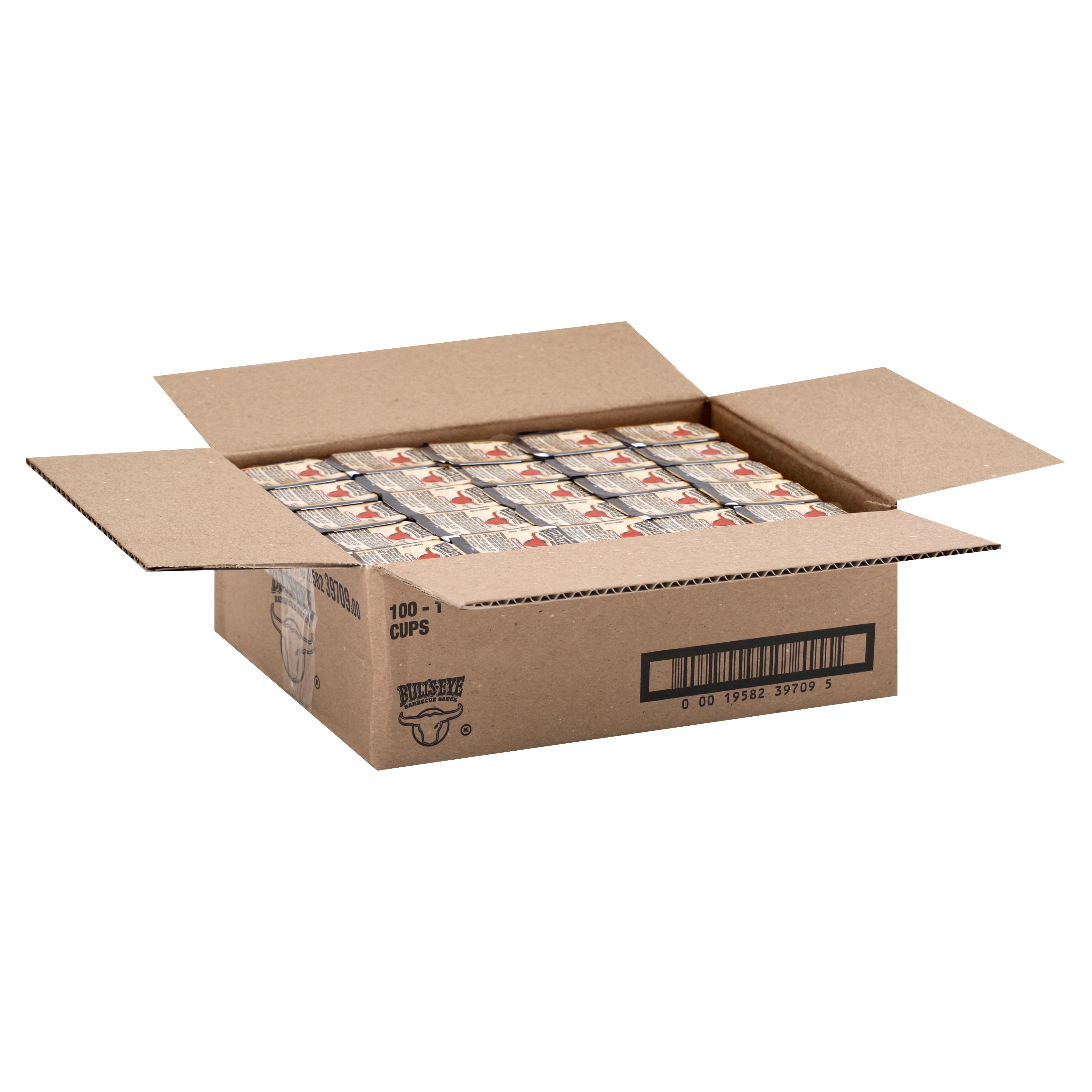 Bull's Eye Original BBQ Sauce 1 Ounce Cups - 100 Per Case.