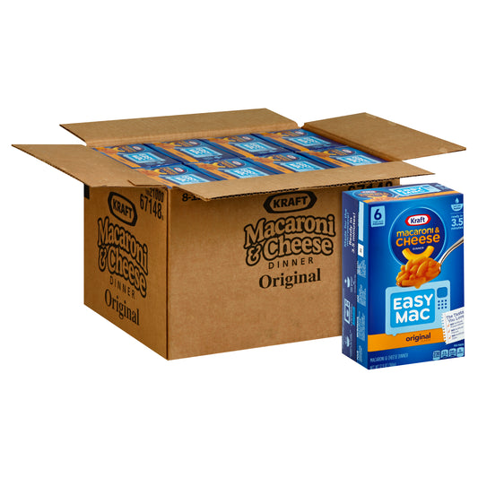 Kraft Easy Macaroni & Cheese Single Serve, 12.9 Ounce Size - 8 Per Case.