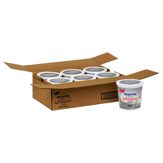 PHILADELPHIA Original Whipped Cream Cheese Spread 48 Ounce Tub 6 Per Case