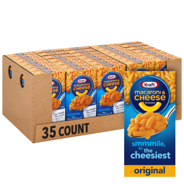 Kraft Entree Macaroni & Cheese, 7.25 Ounce Size - 35 Per Case.