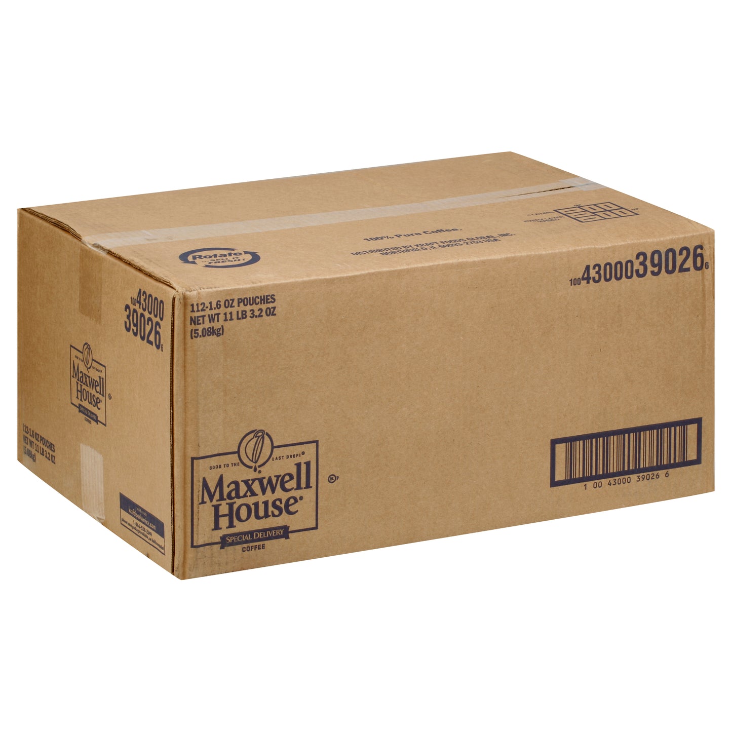 Maxwell House Special Delivery Coffee 1.6 Ounce Packets 112)