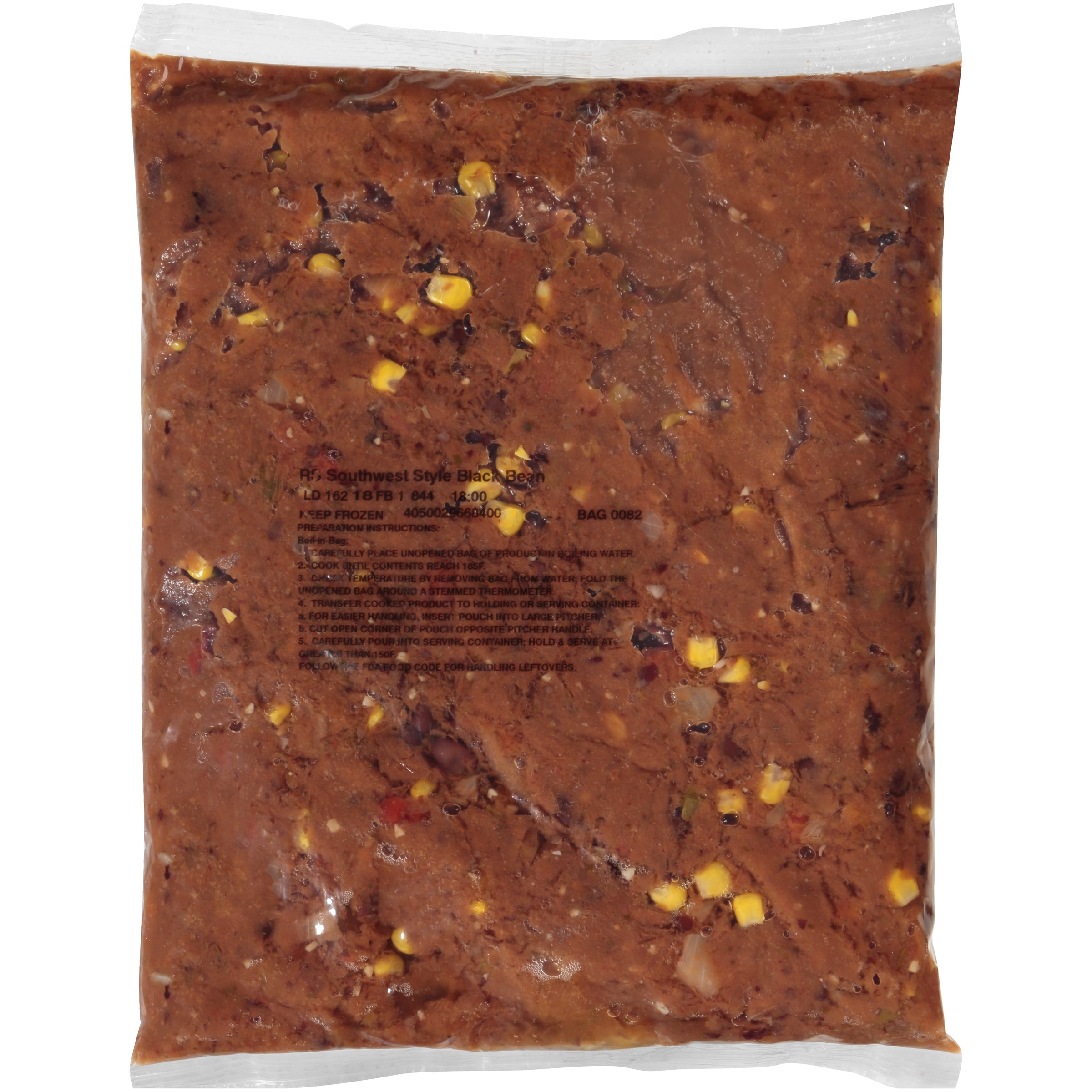 HEINZ Reduced Sodium Black Bean Soup 4 lb. Bag 4 Per Case