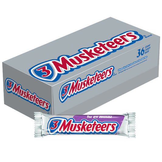 Musketeers Singles 1.92 Ounce Size - 360 Per Case.