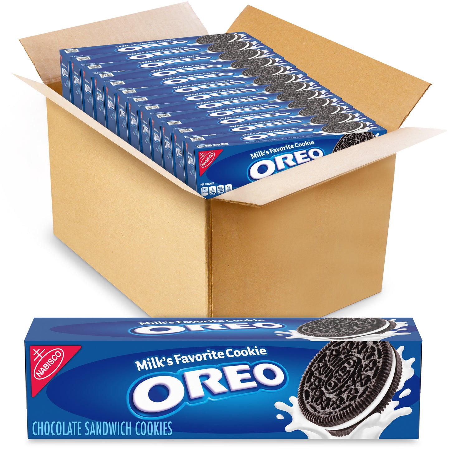 Oreo Cookies Convenience Chocolate 5.2 Ounce Size - 12 Per Case.