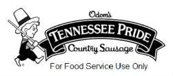 Odoms Tennessee Pride Whole Hog Fresh Sausagelinks 2 Ounce Size - 96 Per Case.