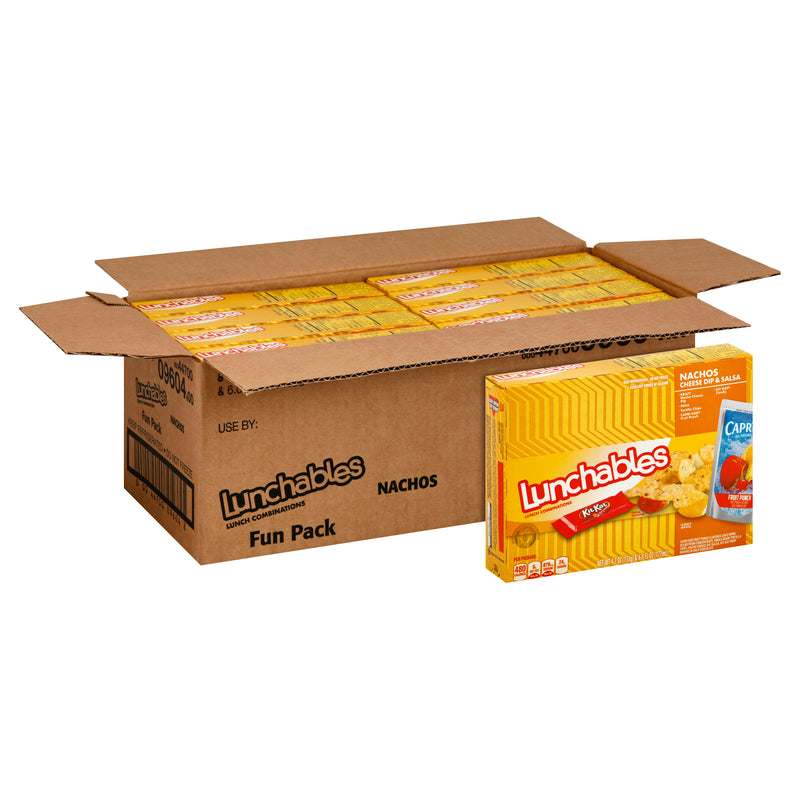 Lunchable Single Serve Nacho With Capri Sun Lunch Combination, 10.7 Ounce Size - 8 Per Case.