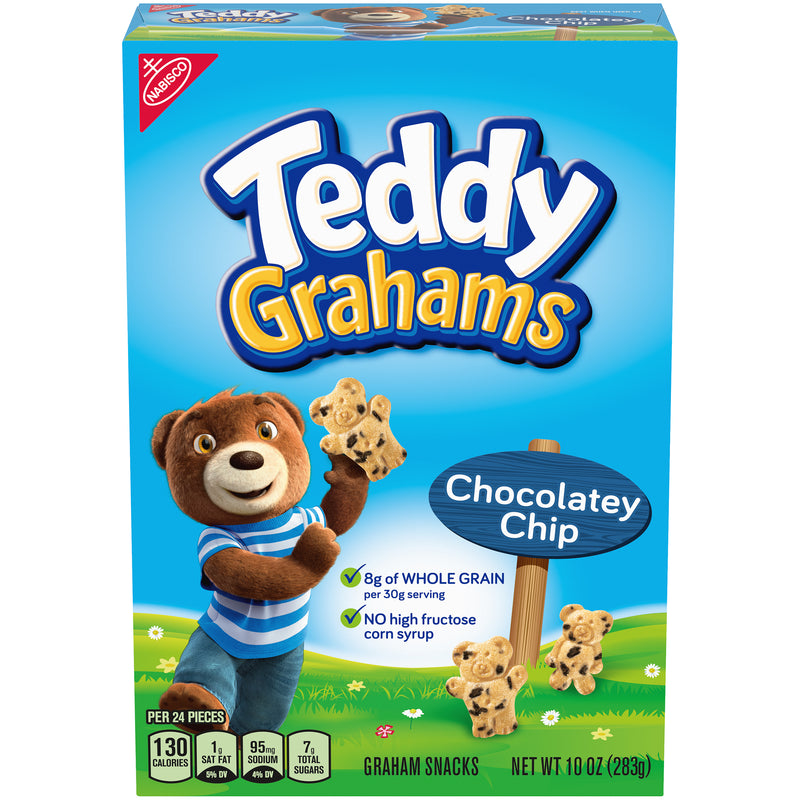 Teddy Grahams Cookies Chocolate Chip Z 10 Ounce Size - 6 Per Case.