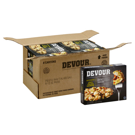 Devour Frozen Entreessides Pesto 12 Ounce Size - 8 Per Case.