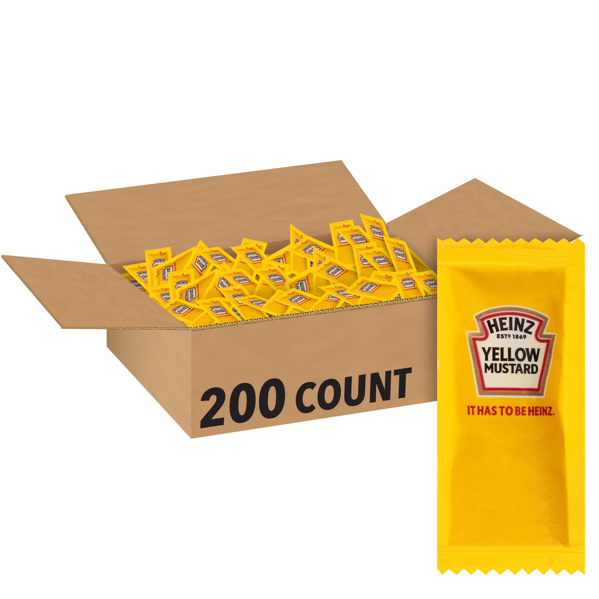 Heinz Yellow Mustard 200 Case Pack