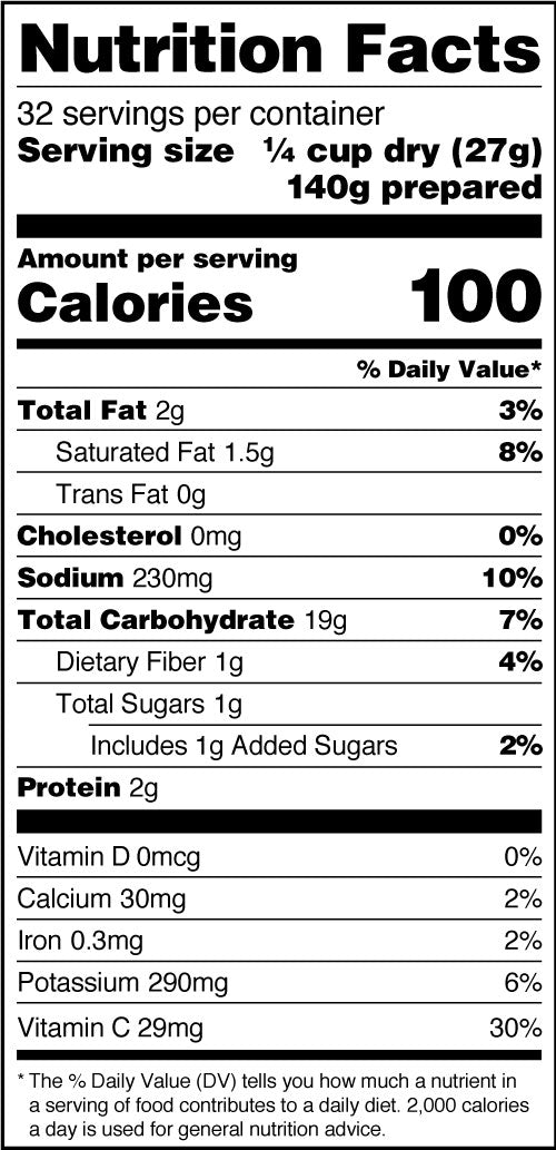 Idahoan® Smartmash® Reduced Sodium Loadedbaked® Mashed Potatoes With Vit 31 Ounce Size - 12 Per Case.