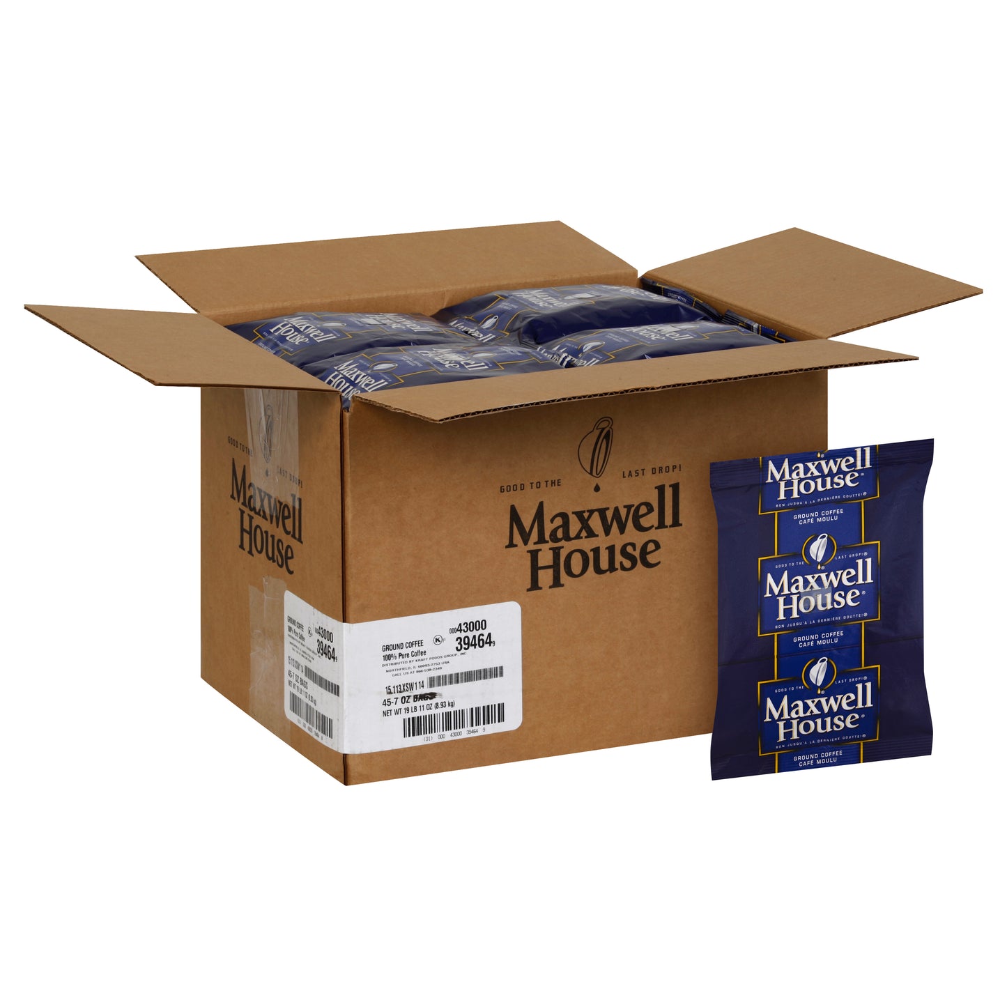 Maxwell House Roast & Ground Coffee 7 Ounce Bag 45)