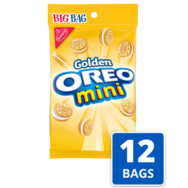 Mini Golden Oreo Big Bag 3 Ounce Size - 12 Per Case.