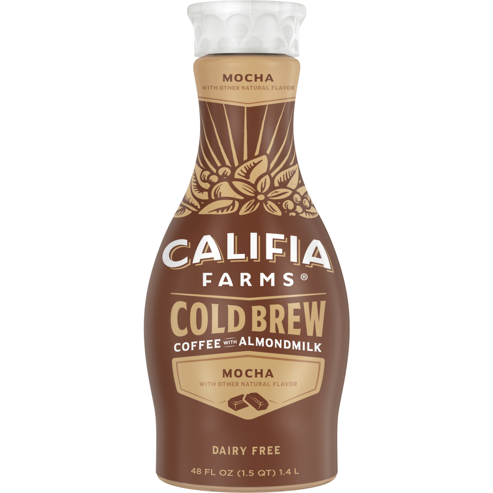 Califia Farms Mocha Cold Brew Coffee With Almond Milk 48 Fluid Ounce - 6 Per Case.