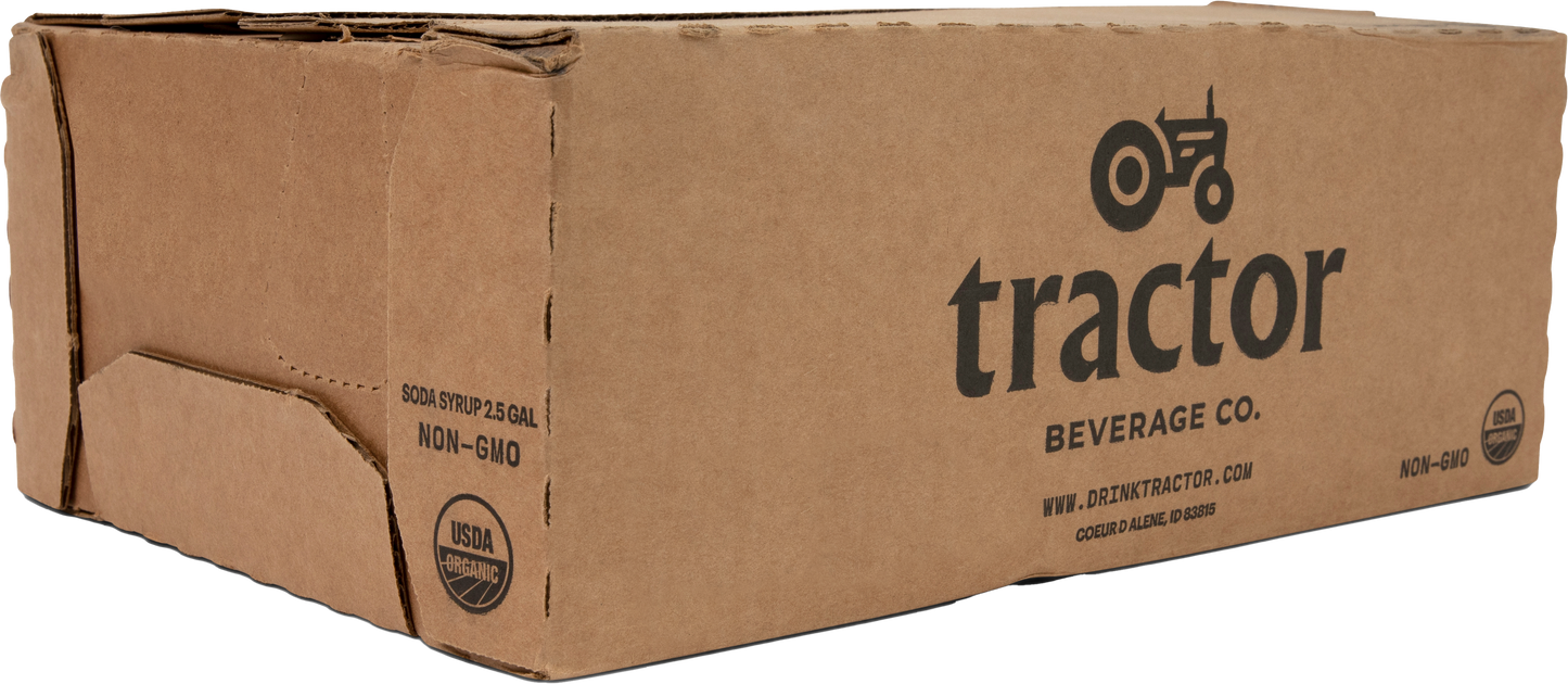 Tractor Beverage Co Organic Tractor Cola Sodasyrup 2.5 Gallon - 1 Per Case.