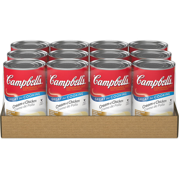 Campbell's Soup Cream Of Chicken Condensed 50 Ounce Size - 12 Per Case.