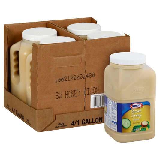 KRAFT Sweet Honey Dijon Dressing 1 gal. Jugs 4 Per Case