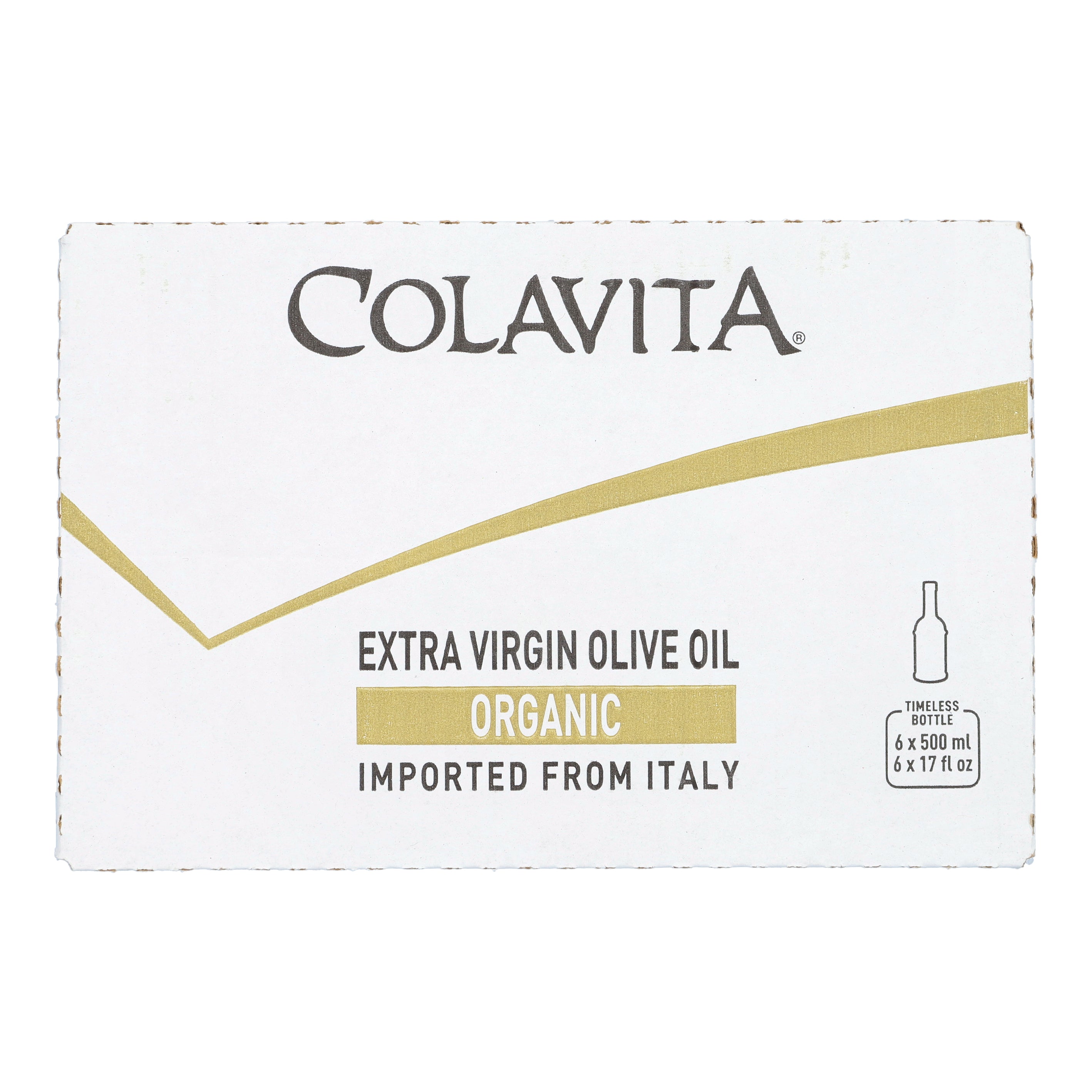 Extra Virgin Olive Oil Organic 17 Ounce Size - 6 Per Case.