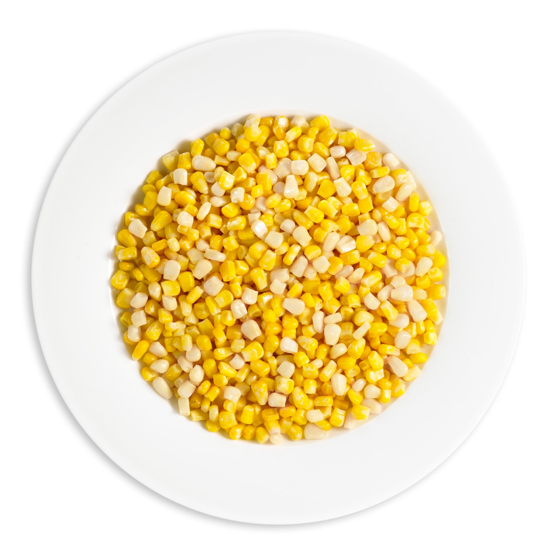 Bonduelle Corn Whole Kernel Peaches & Cream 4 Count Packs - 1 Per Case.
