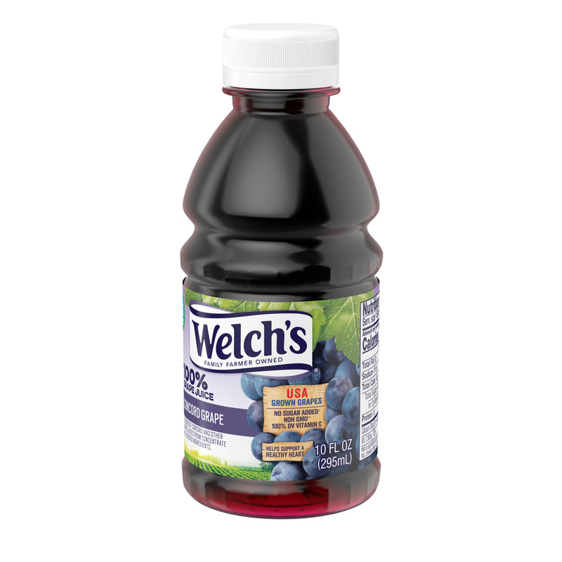 Welch's Juice Concord Grape 10 Fluid Ounce - 24 Per Case.