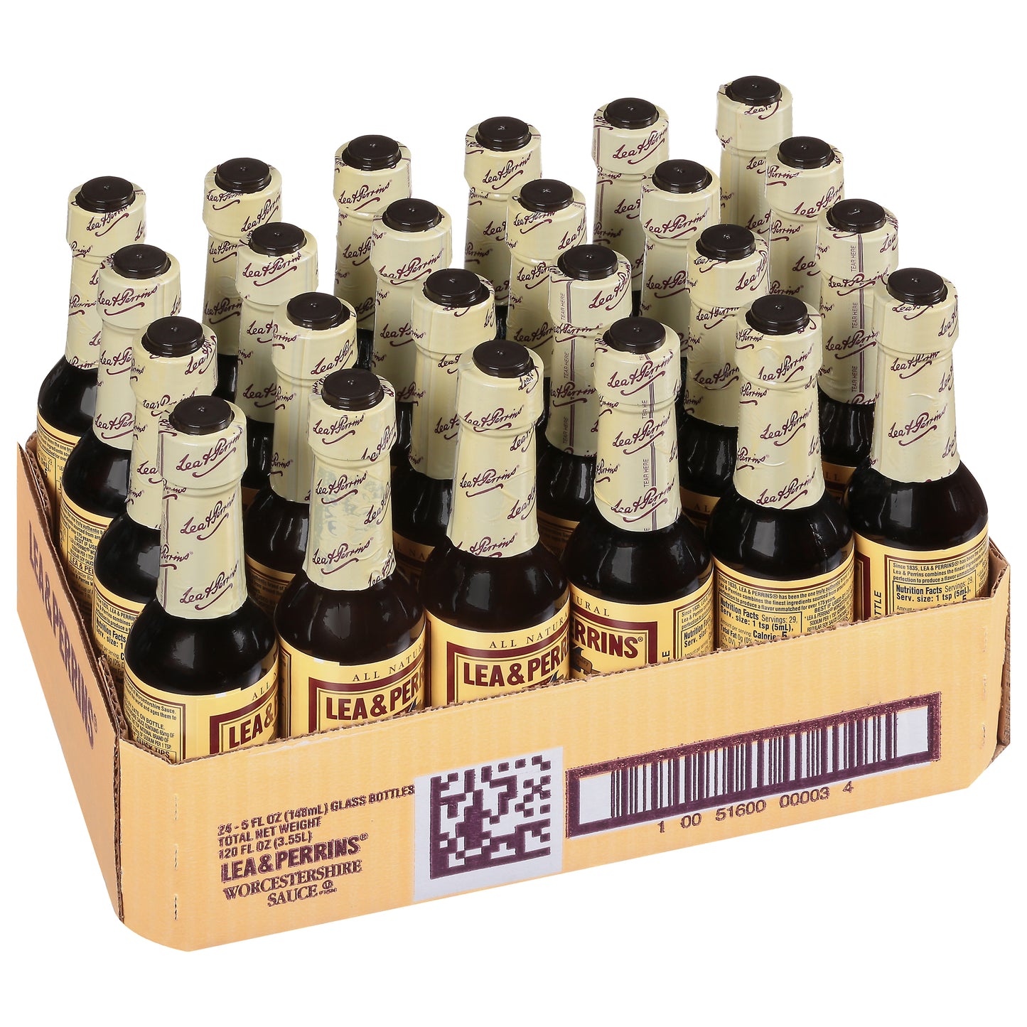 Lea & Perrins The Original Worcestershire Sauce, 5 Fluid Ounce - 24 Per Case.