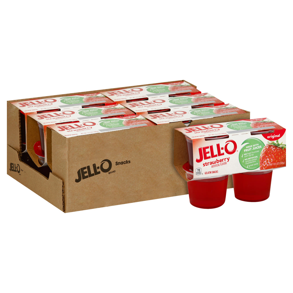 Jell-O Original Strawberry Artificially Flavored Ready-to-Eat